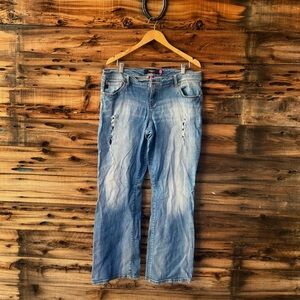 TORRID | Classic Blue Distressed Women's Jeans 16